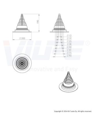 ROOFSEAL уплотнитель №2 75-150 мм, В наличии