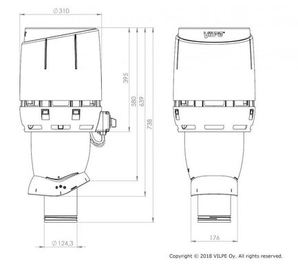 Вентилятор FLOW ECo 125P (ECo 190)